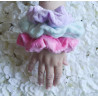Lilac Dimple Fleece Mega Scrunchie