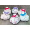 Lavender Puff - White & Pink Ditzy