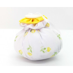 Lavender Puff - White & Yellow Floral