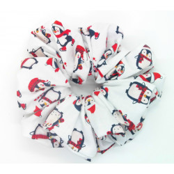 Christmas Penguin Mega Scrunchie