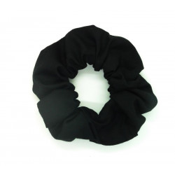 Plain Black Scrunchie
