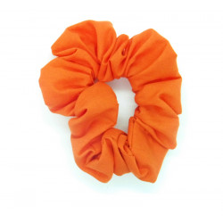 Plain Orange Scrunchie