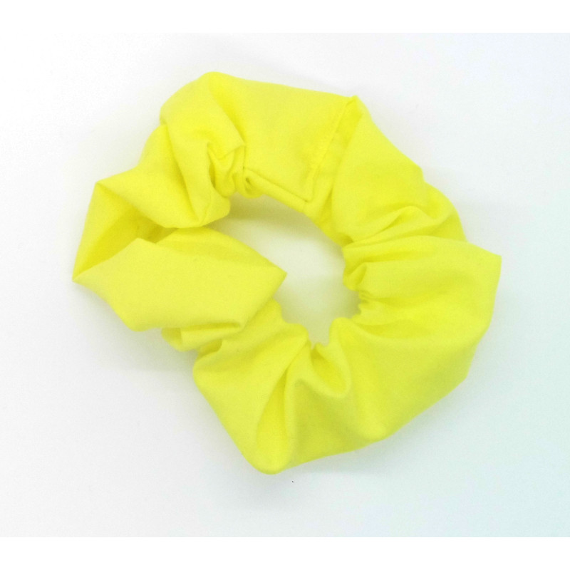 Plain Yellow Scrunchie