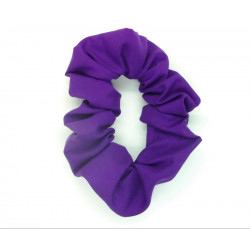 Plain Electric Purple Scrunchie