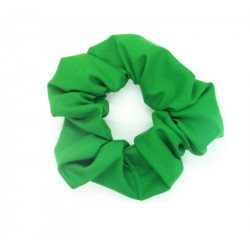 Plain Emerald Green Scrunchie