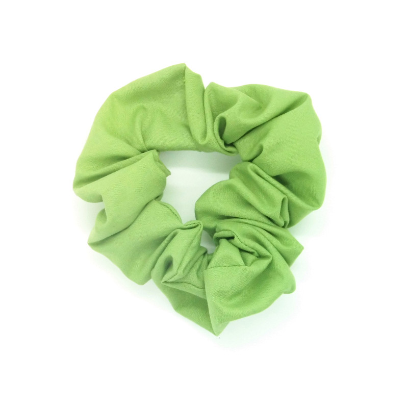 Plain Fern Green Scrunchie