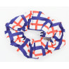 Navy England Flag Scrunchie
