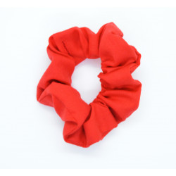 Plain Red Mini Scrunchie