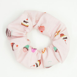 Pink Cake Scrunchie