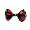 Black Poppy Hair Bow