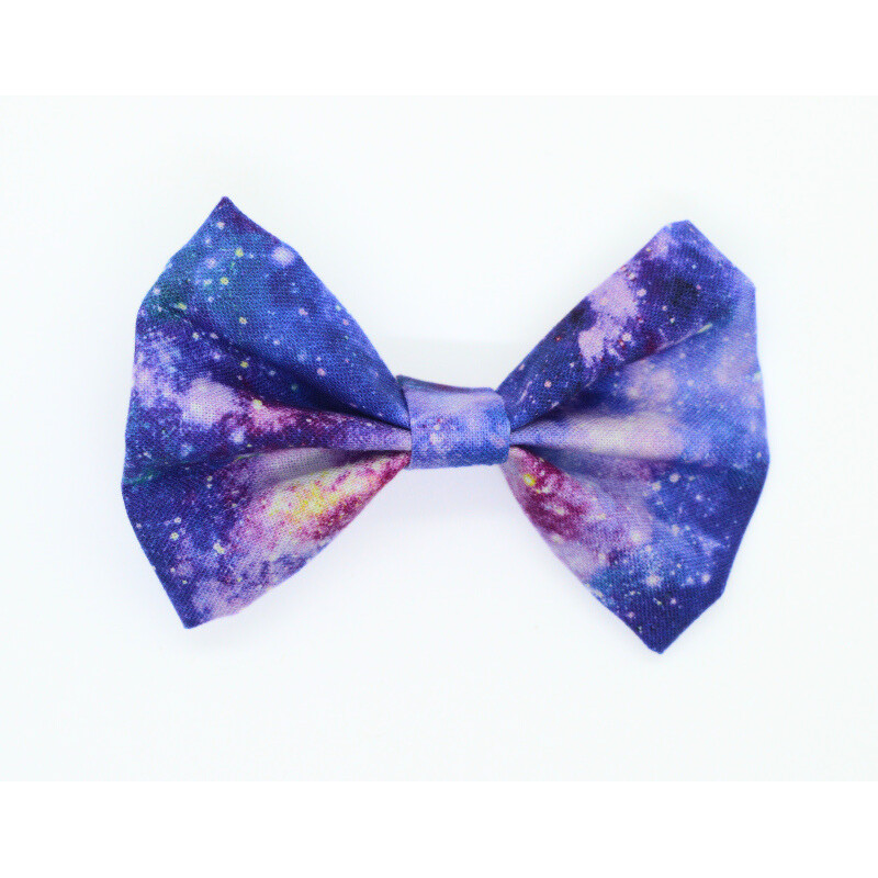 Purple Galaxy Hair Bow