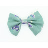 Glow in the Dark Teal Butterfly Hair Bow