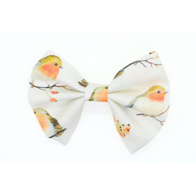 Christmas Robin Hair Bow