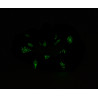 Glow in the Dark Navy Coral Scrunchie