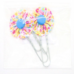 Paperclip Bookmark - Funky Flower