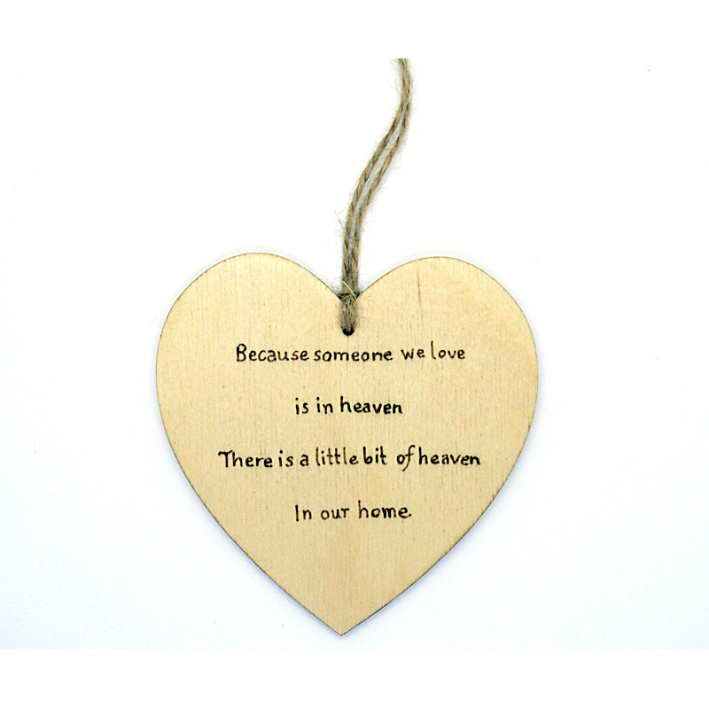 Heart Plaque - Heaven
