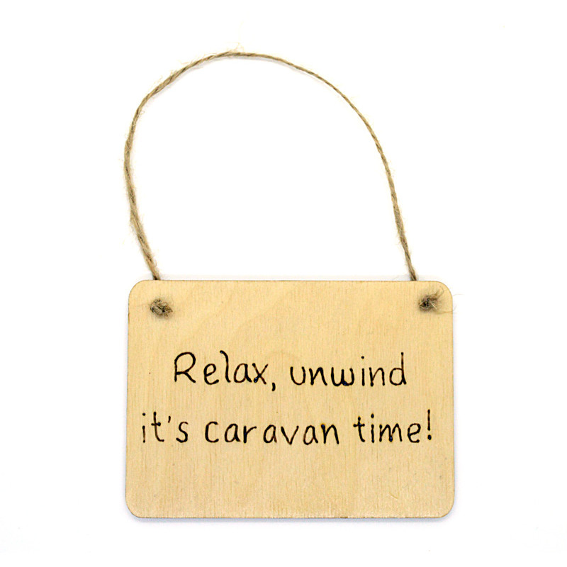 Rectangular Plaque - Caravan
