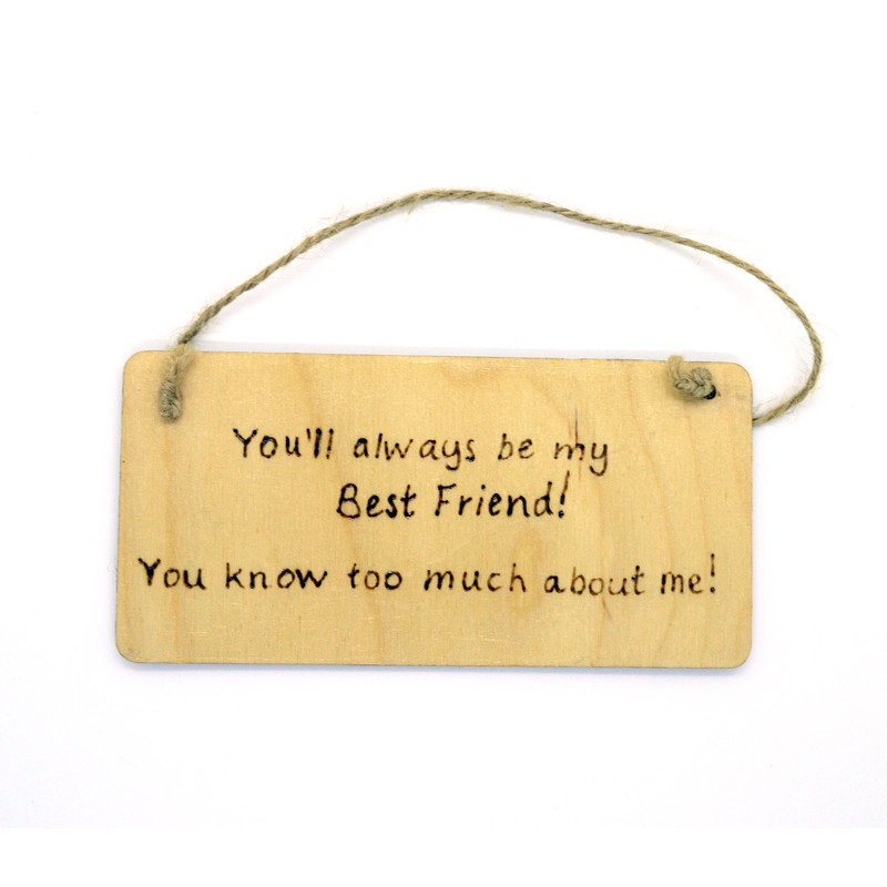 Best Friend Rectangular Plaque