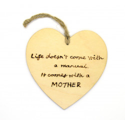 Heart Plaque - Mother