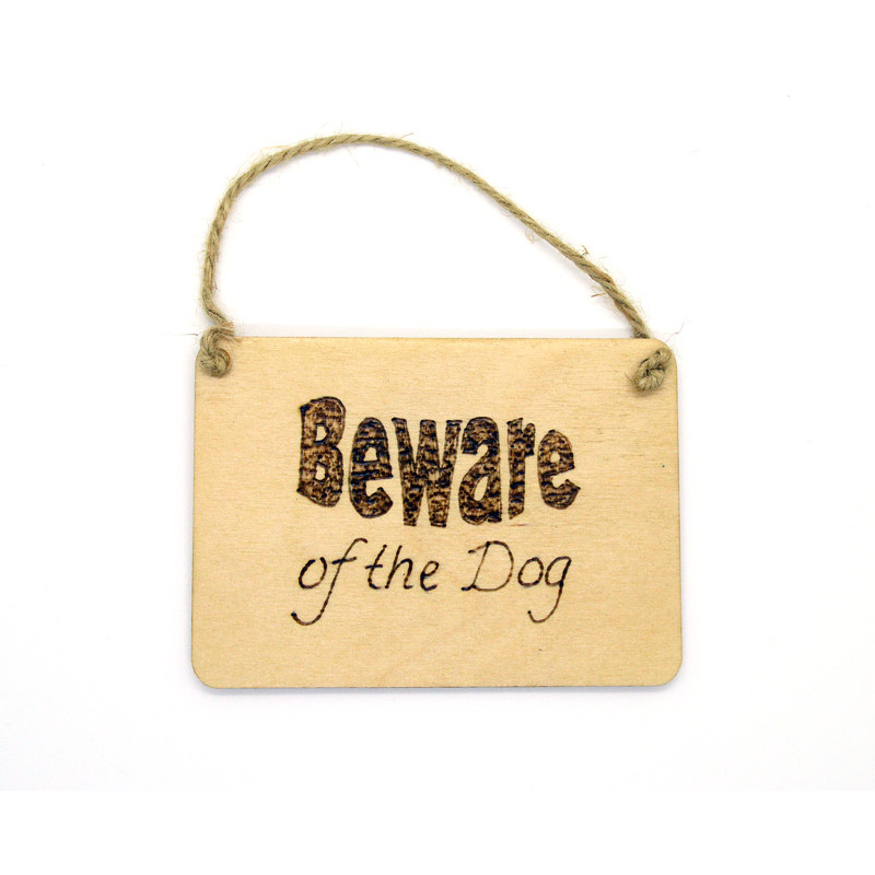 Rectangular Plaque - Beware of the Dog