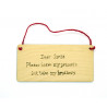 Christmas Plaque - Dear Santa - Brother