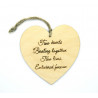 Heart Plaque - "Two Hearts"