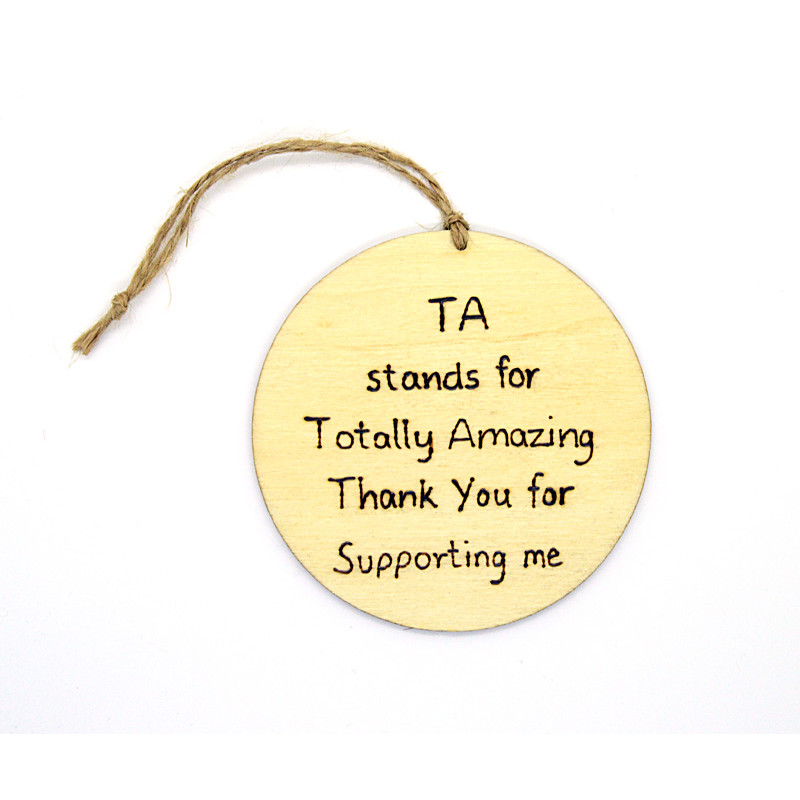 Teaching Assistant Plaque