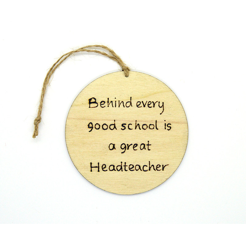 Headteacher Circular Plaque