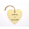 Nothing is Impossible Heart Motivational Plaque