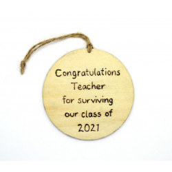 Congratulations Teacher Plaque