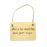 Rectangular Plaque - Don't let anybody steal your magic