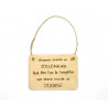 Rectangular Plaque - Chance made us colleagues