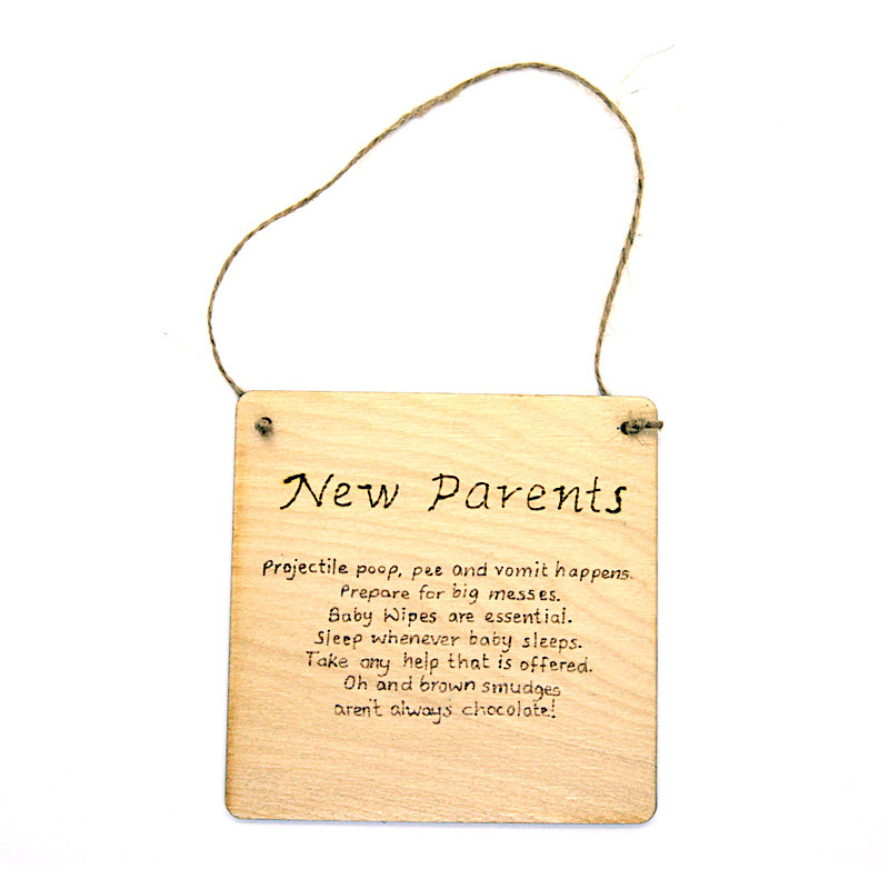 New Parents Plaque