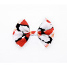 Christmas Black Santa Hair Bow