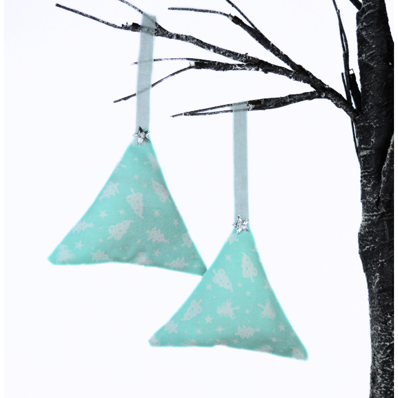 Christmas Scented Tree Decorations - Aqua Trees