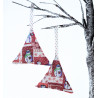 Christmas Scented Tree Decorations - Red Snowman