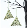 Christmas Scented Tree Decorations - Cream Holly