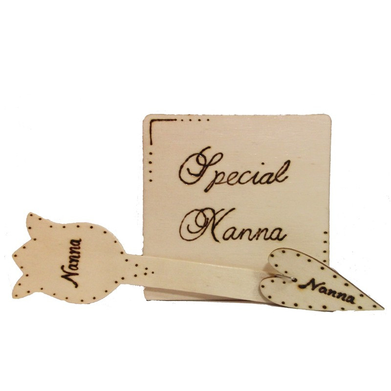 3 Piece Gift Set - Nanna Coaster, Bookmark & Keyring
