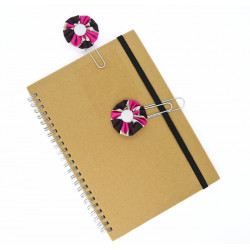 Paperclip Bookmark - Peach, Orange & Pink Floral
