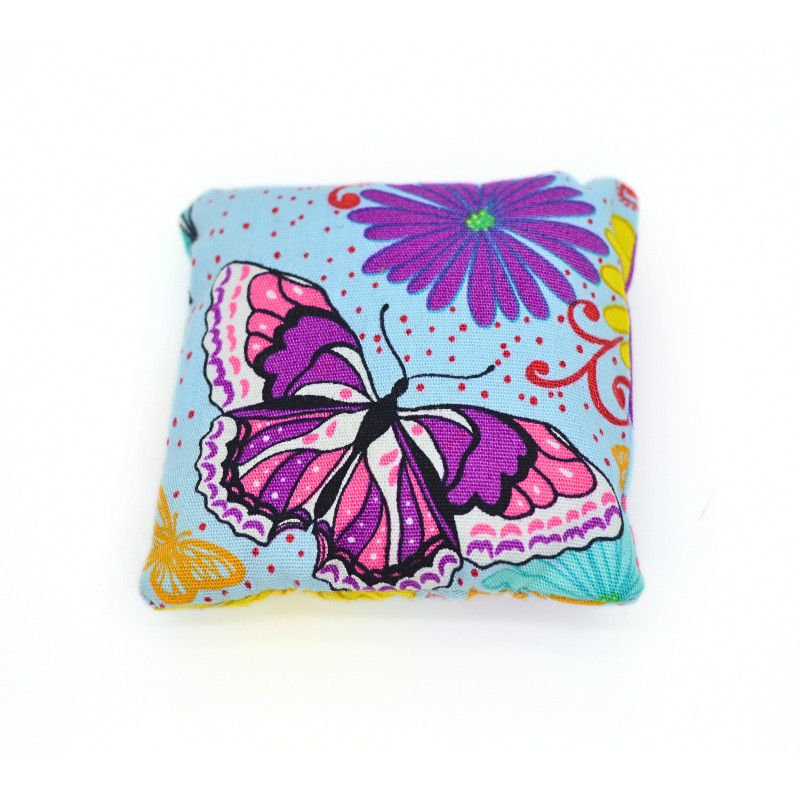 Mini Lavender Pillow - Blue Funky Butterfly