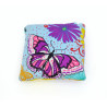 Mini Lavender Pillow - Blue Funky Butterfly