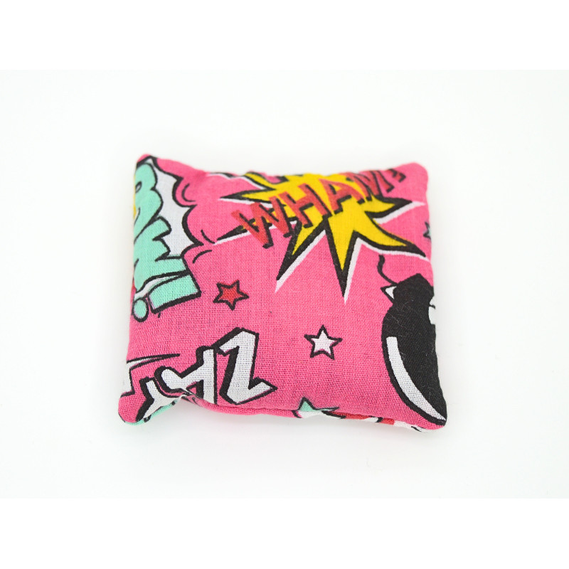 Mini Lavender Pillow - Pink Comic