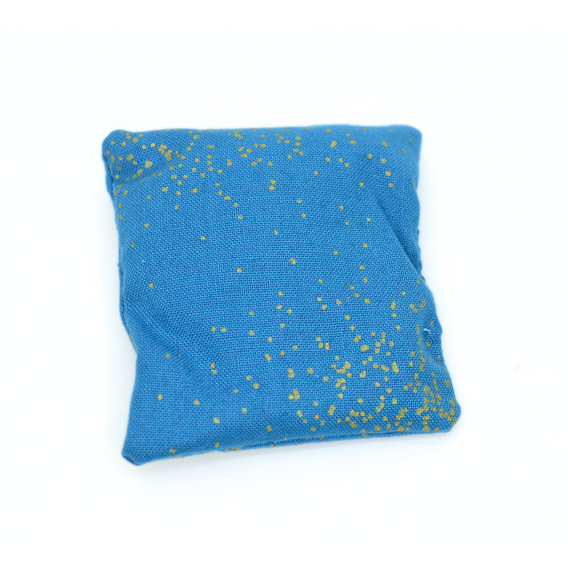 Mini Lavender Pillow - Blue & Gold