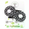 Black Gingham Hair Clips