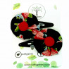 Black Strawberry Hair Clips