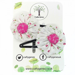 White & Pink Ditsy Floral...