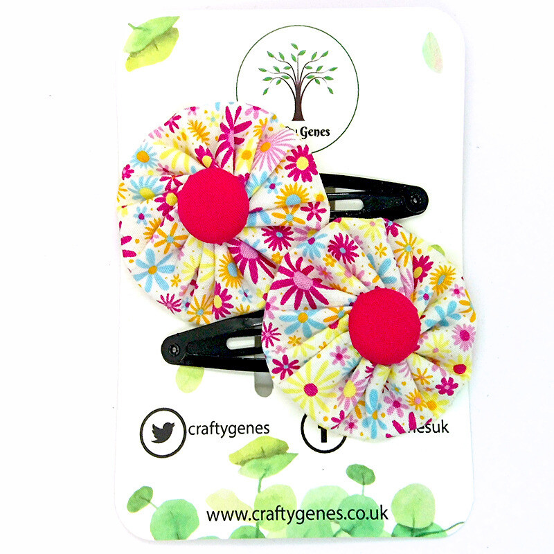 Funky Flower Hair Clips