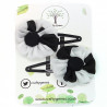 Cow Print Hair Clips