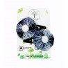 Grey Sunburst Hair Clips