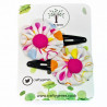 Funky Circle Hair Clips